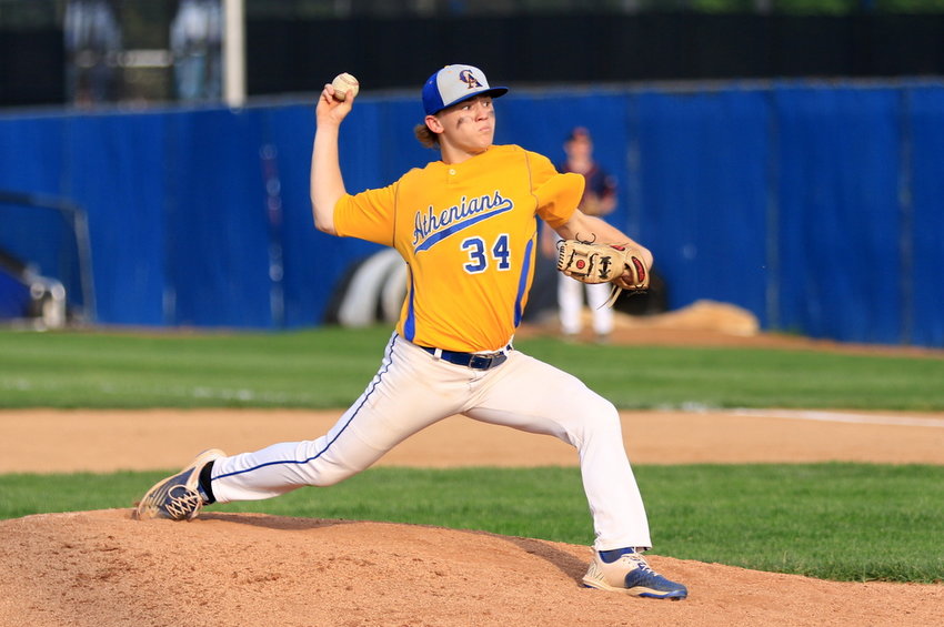 Bryce Dowell got the start on the mound for the Athenians.
