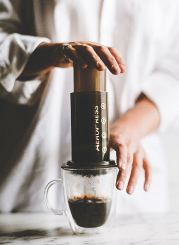 Press Here for Perfect Cold Brew Coffee at Home