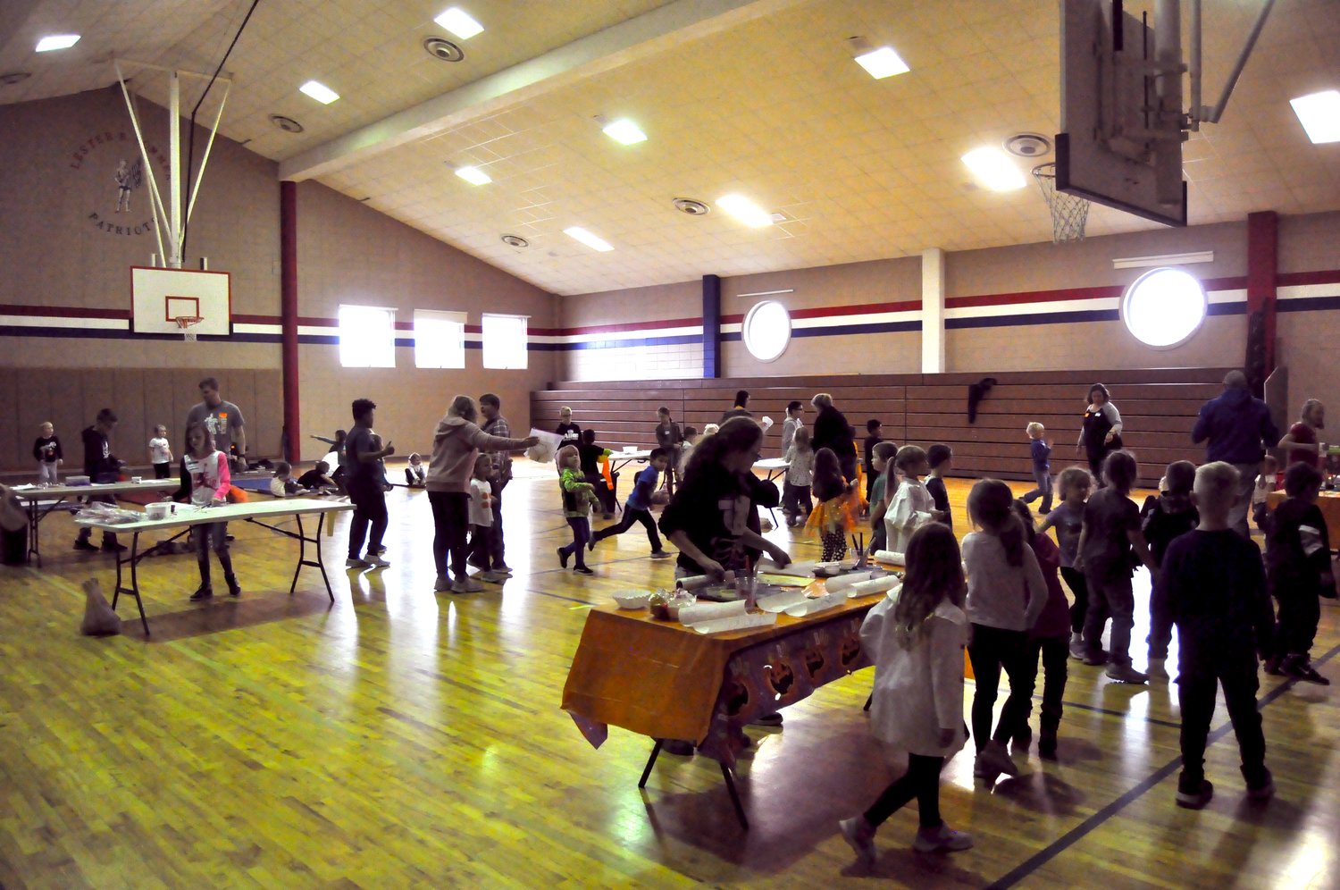 STEAM at the gym of Lester B. Sommer Elementary School