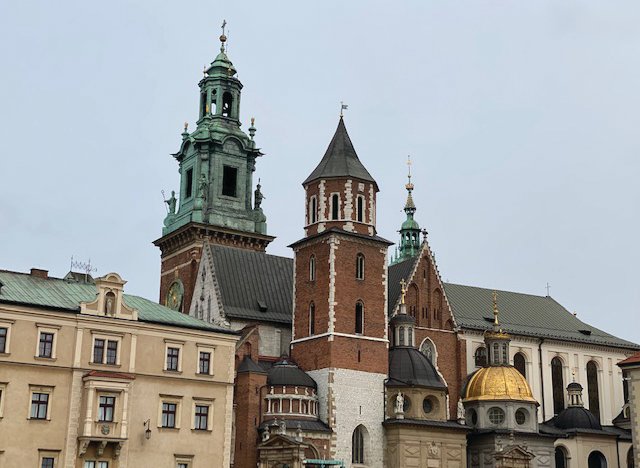 Local educators spent time Wednesday in Krakow’s Old Town Square.