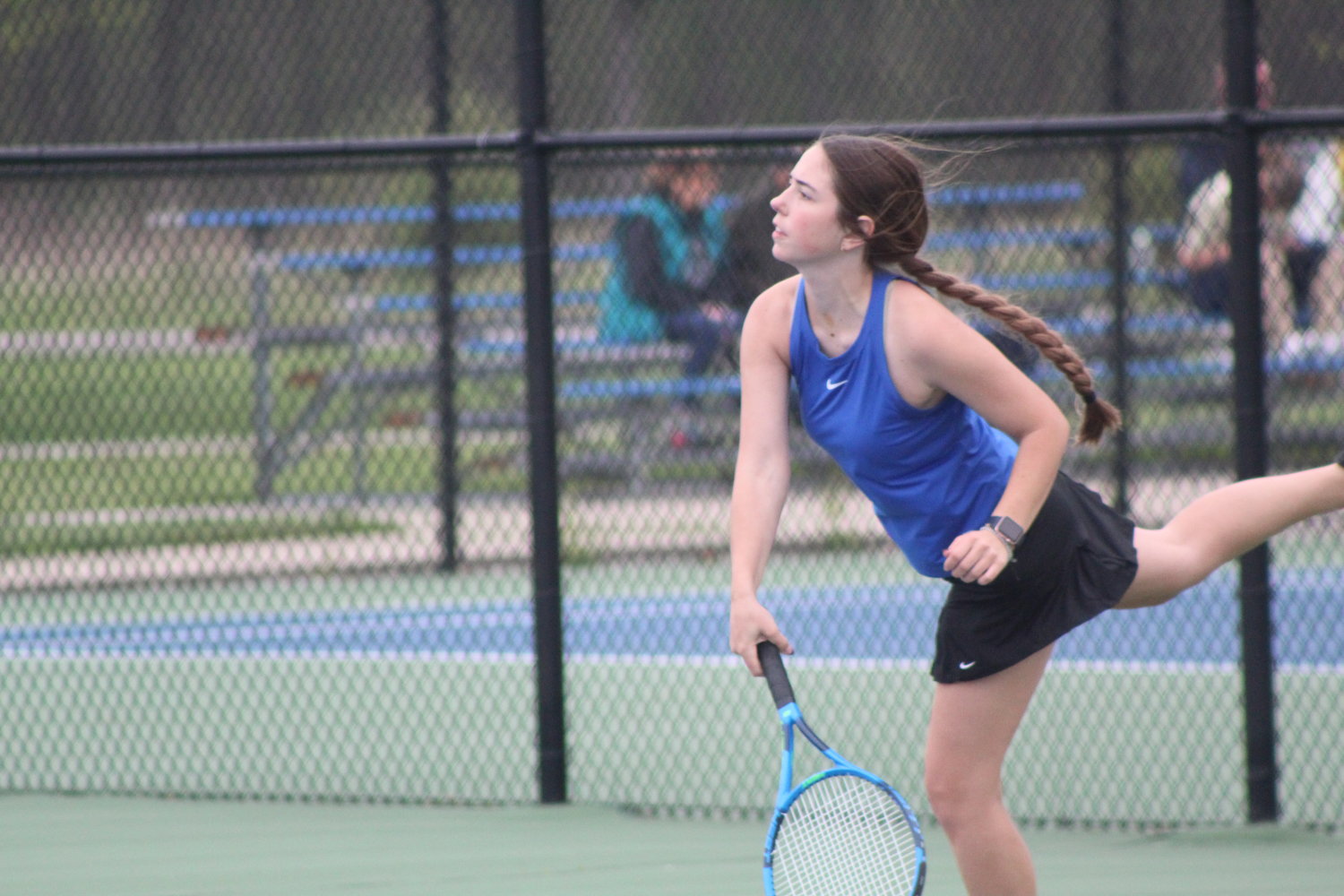 Mia Wagner helped CHS continue their strong season at two doubles as she and Elyse Widmer were victorious for CHS.