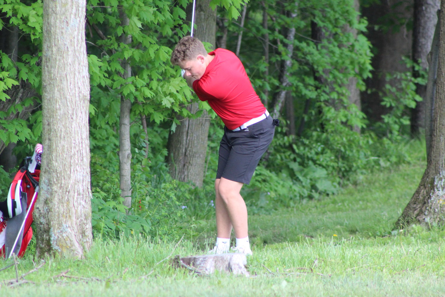 Harrison Haddock earned a spot on the All-SAC first team with his 85.