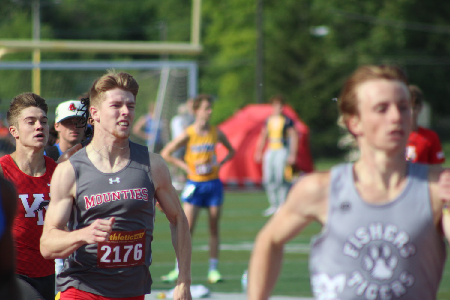Southmont's Trent Jones stellar track career came to an end on Saturday at the Lafayette Jeff Regional where he placed 5th in the 400M Dash with a time of 50.14