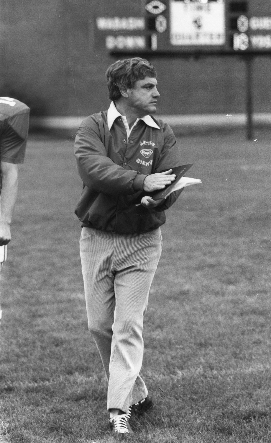 Coach Frank Navarro led Wabash to the Amos Alonzo Stagg Bowl, the NCAA Division III national championship game in 1977.




LGS_Navarro_Field: The playing surface at Little Giant Stadium is named for Frank Navarro.




Navarro_Family: