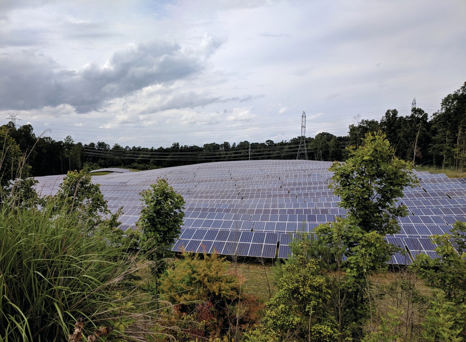 Pictured is a solar project owned by Arevon in North Carolina which is similar to what’s proposed in this area.